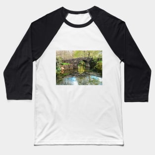 Stone Bridge and Still Water. Baseball T-Shirt
